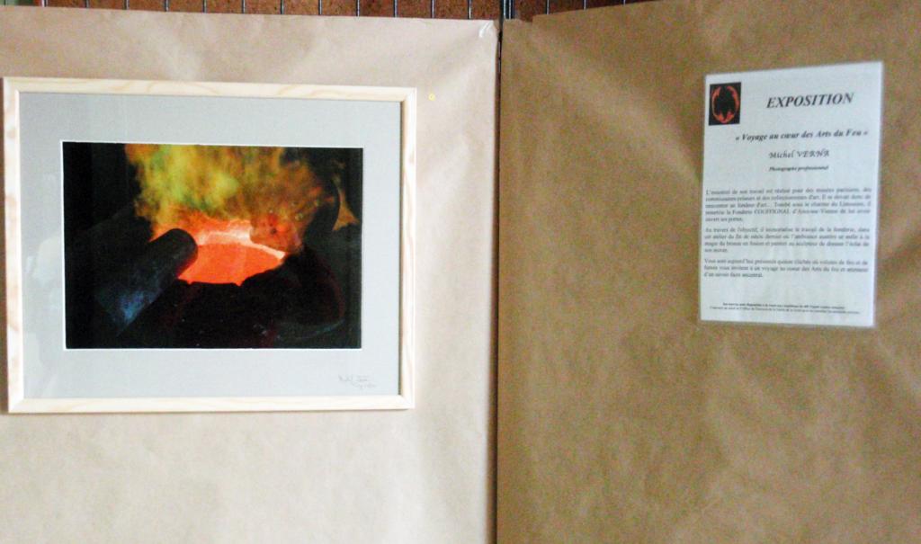 expo &agrave; Gorre ( Haute-Vienne) les Arts du Feu